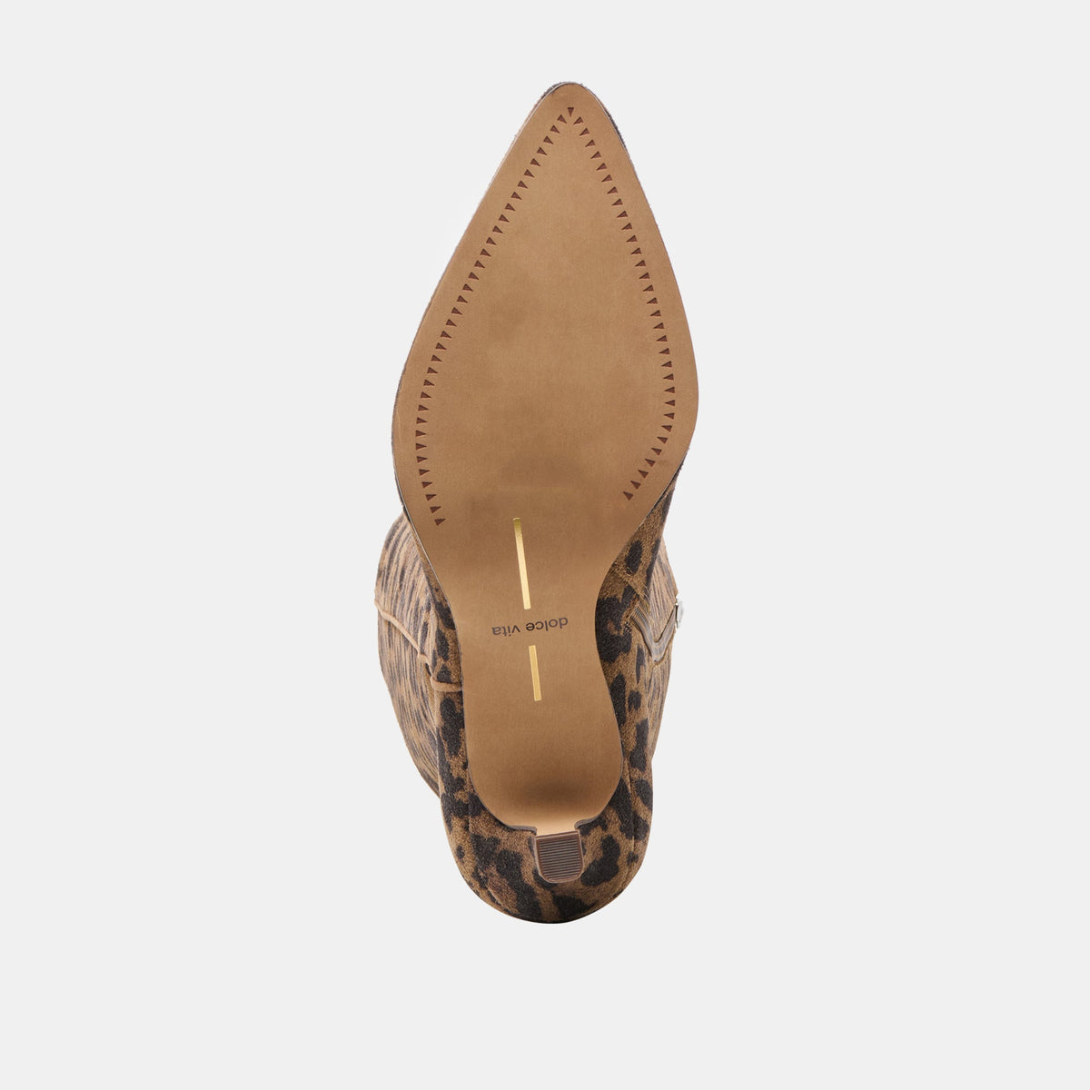 Aldy Brown Leopard Printed Suede Boots | Dolce Vita