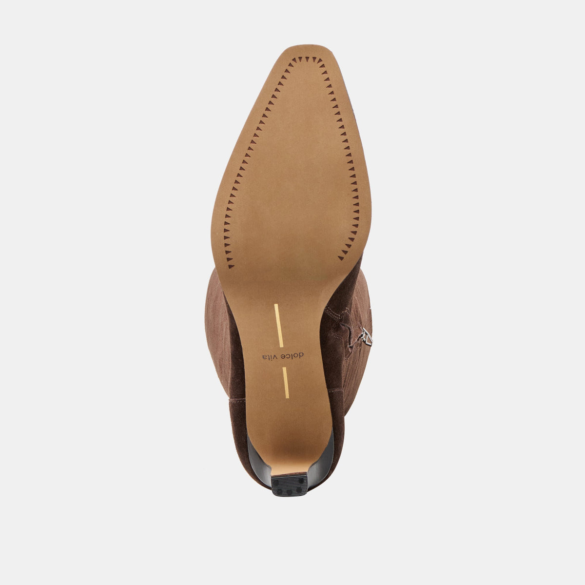 Emmi Dk Brown Suede Wide Calf Boots | Dolce Vita