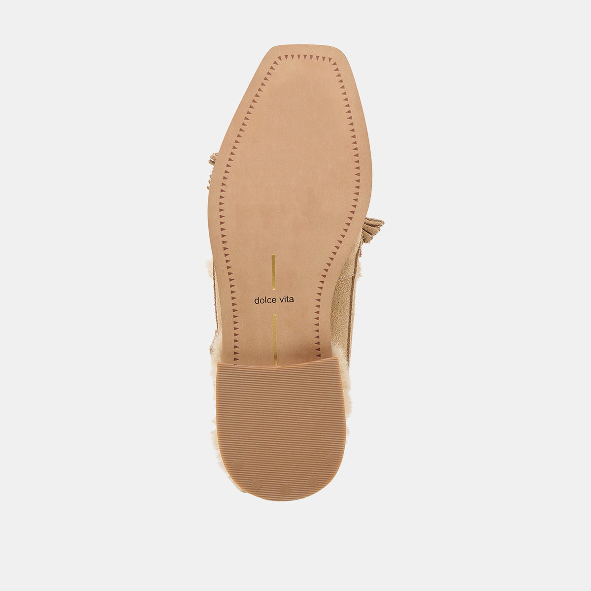 Hamlit Plush Dk Taupe Suede Loafers | Dolce Vita