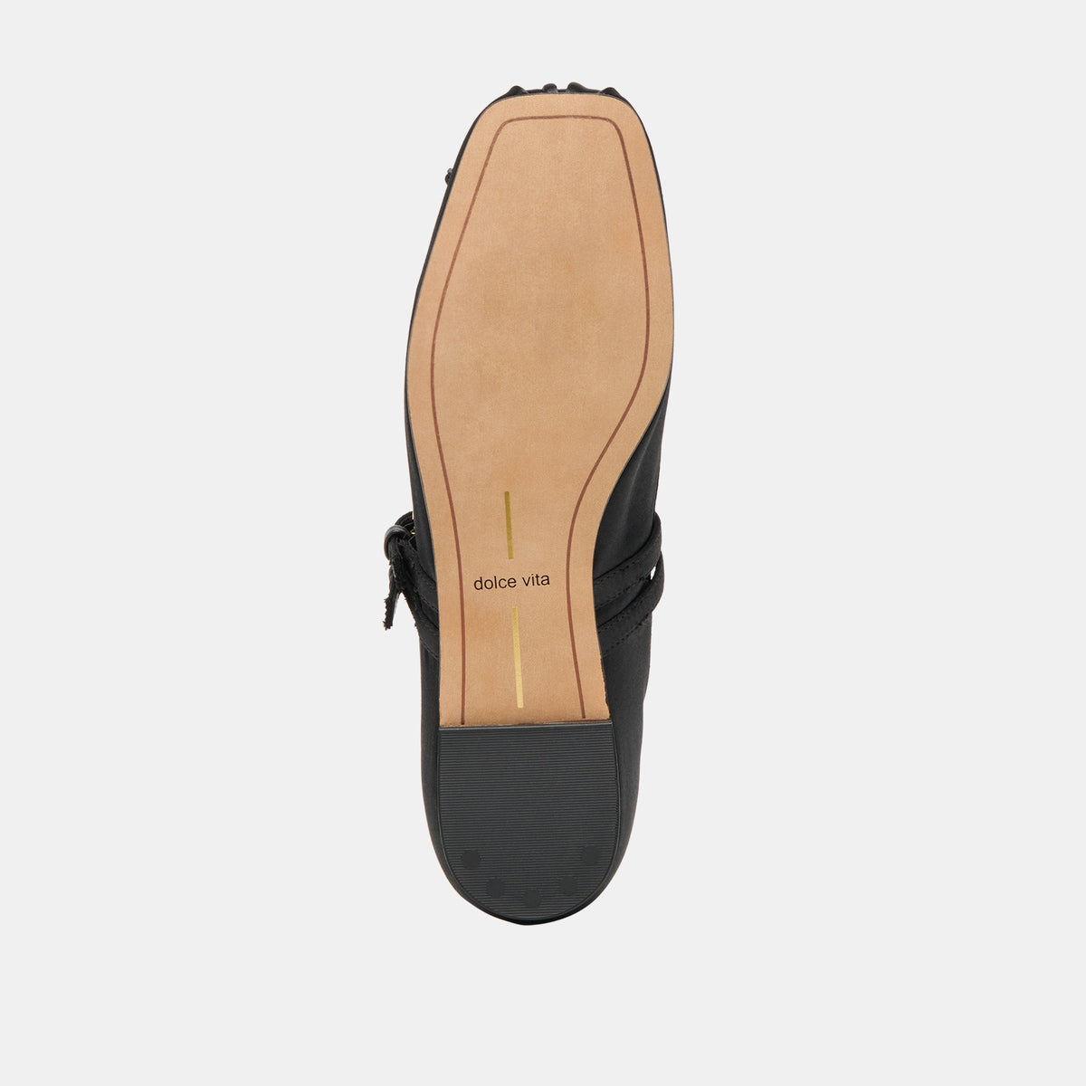 Gibsen Onyx Satin Ballet Flats | Dolce Vita