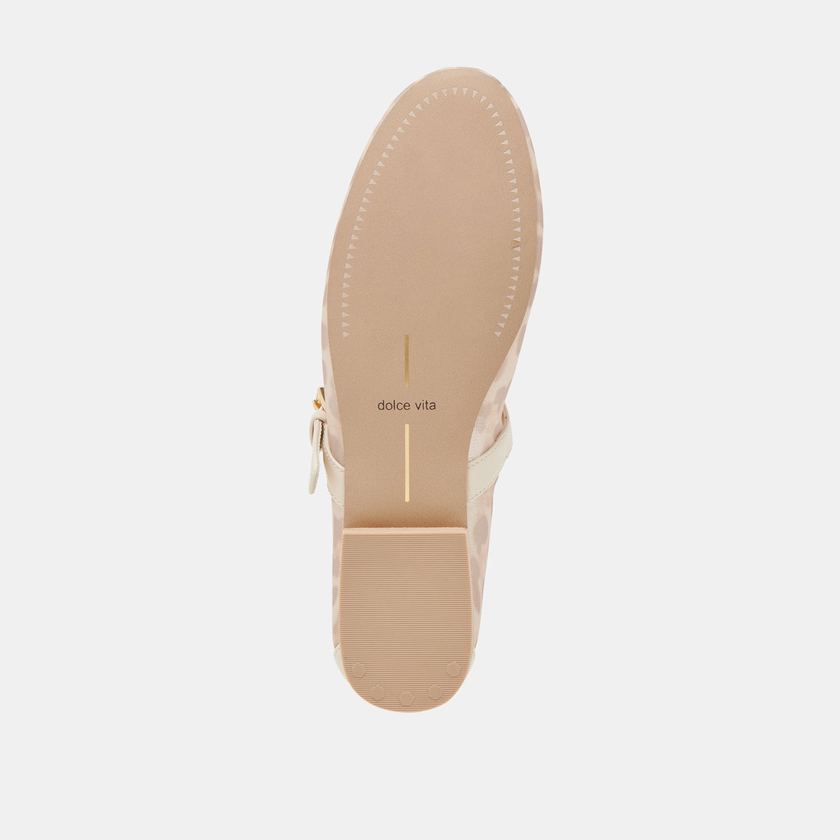 ROSLYN BALLET FLATS WHITE LEOPARD MESH | Dolce Vita