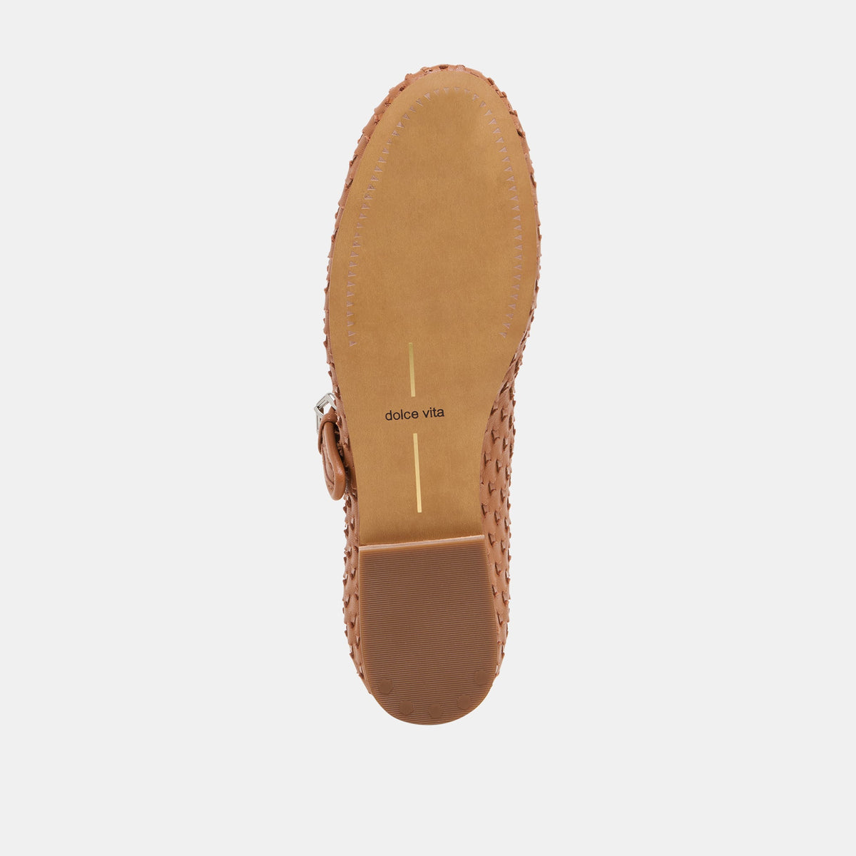 Roslyn Saddle Woven Leather Ballet Flats | Dolce Vita