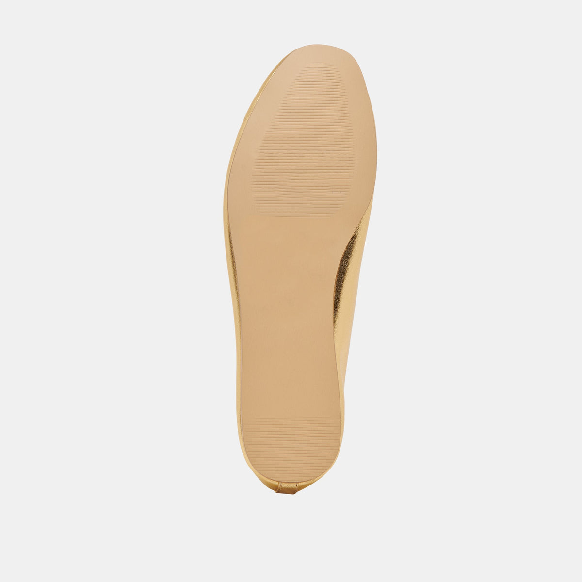 Braidy Gold Metallic Leather Ballet Flats | Dolce Vita
