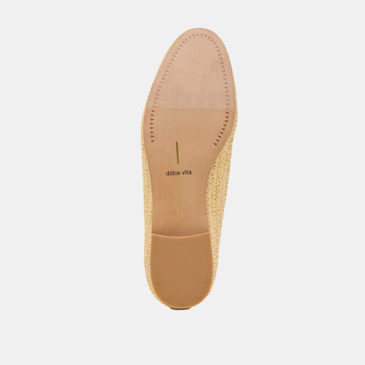Baylen Natural Woven Raffia Flats | Dolce Vita