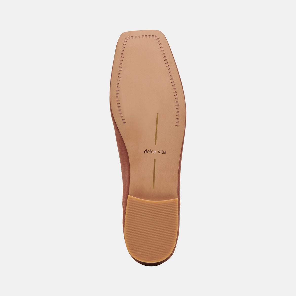 ANISA Ballet Flats Copper Metallic Suede | Dolce Vita