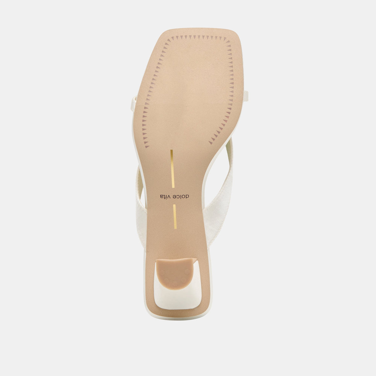 Brevel True White Satin Heels | Dolce Vita