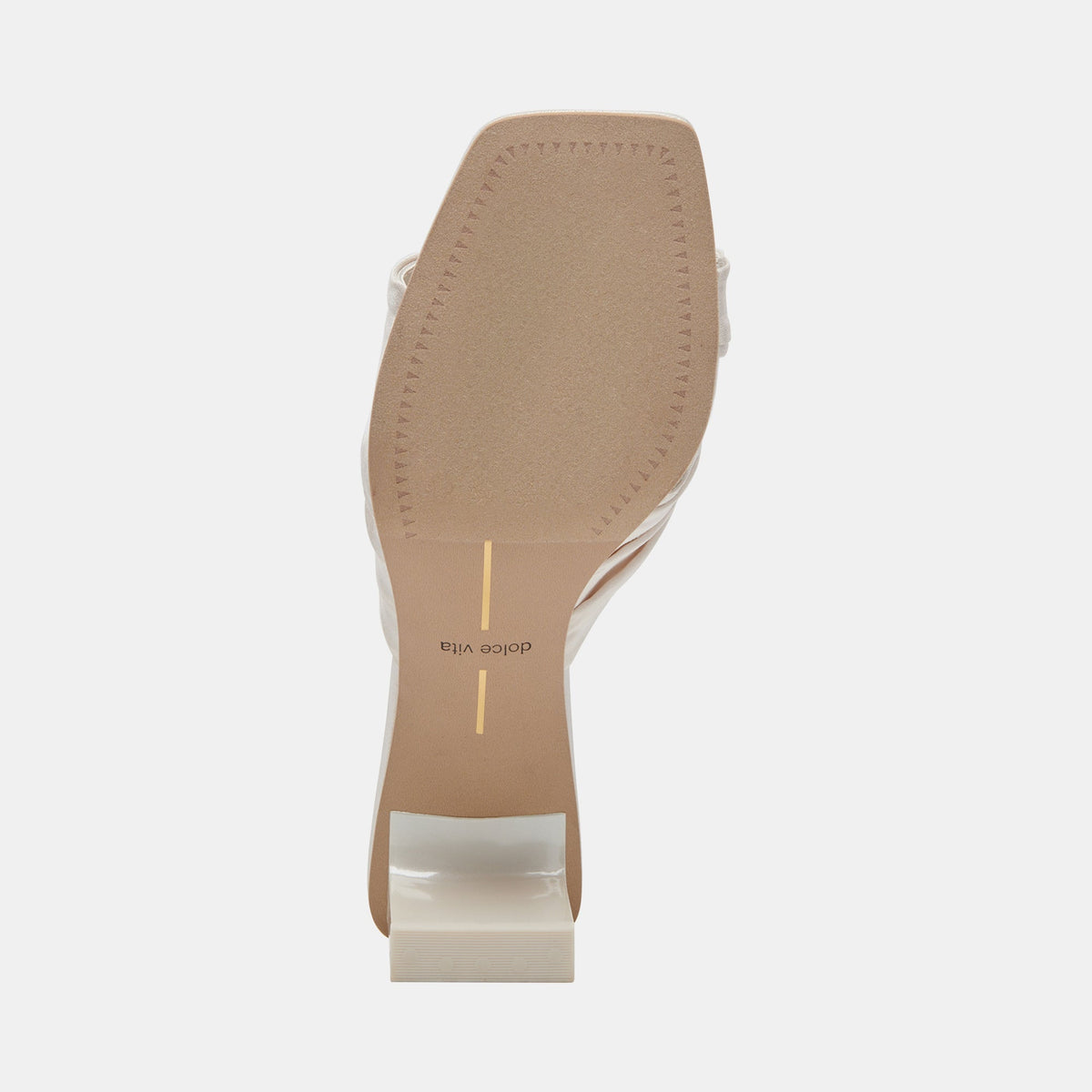 CARLAN HEELS OFF WHITE SILK | Dolce Vita