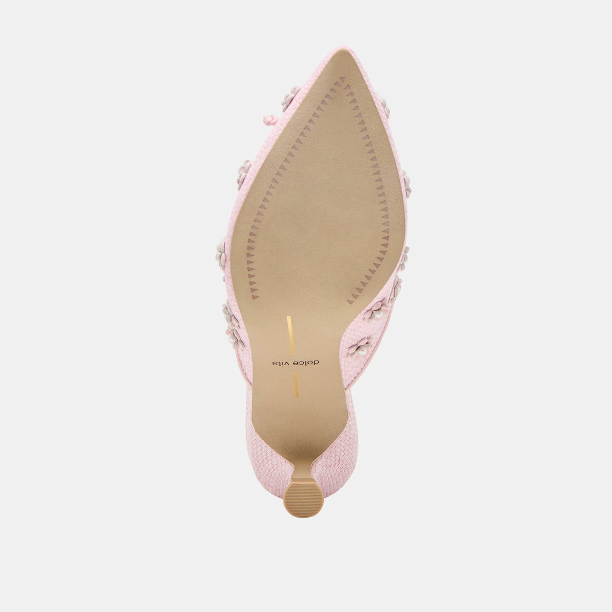 Camilo X Byrdie Golf Pink Raffia Wide Heels | Dolce Vita