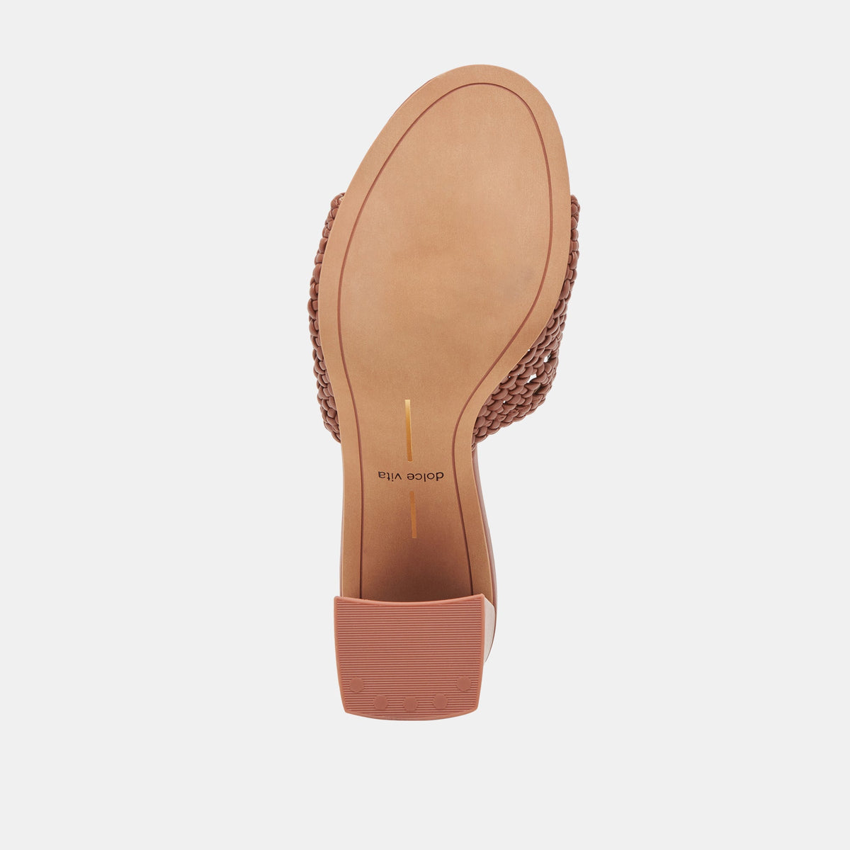 MARGOE HEELS COGNAC WOVEN STELLA | Dolce Vita