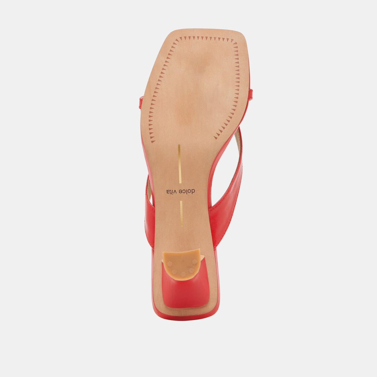 BREVEL HEELS CHILI LEATHER | Dolce Vita