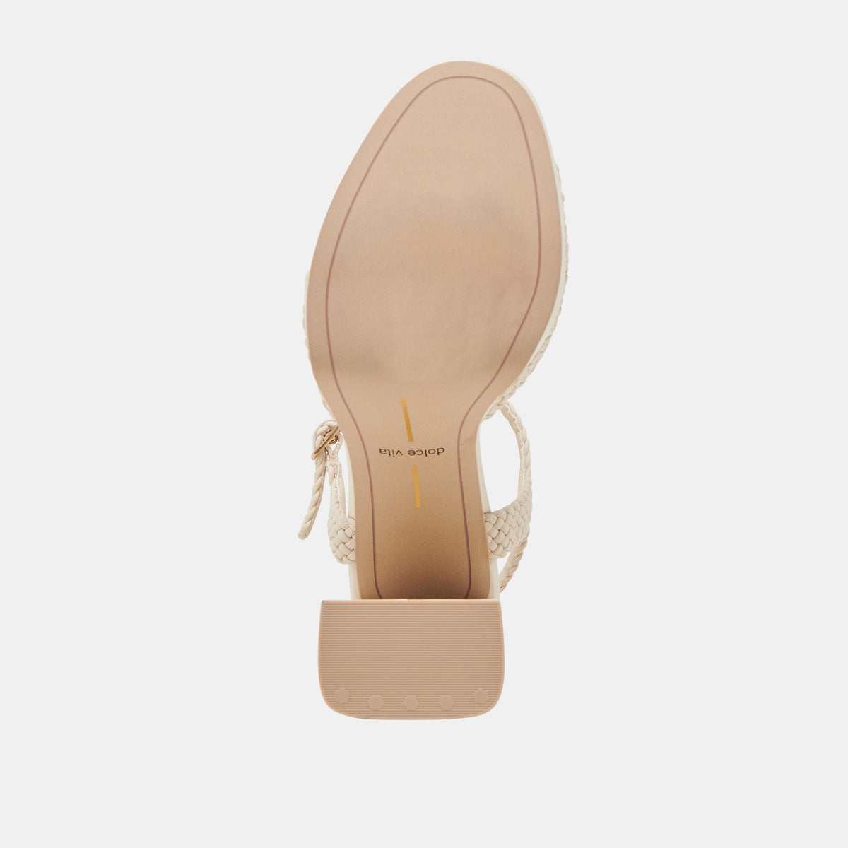 PEYTEN WIDE HEELS CREME WOVEN STELLA | Dolce Vita