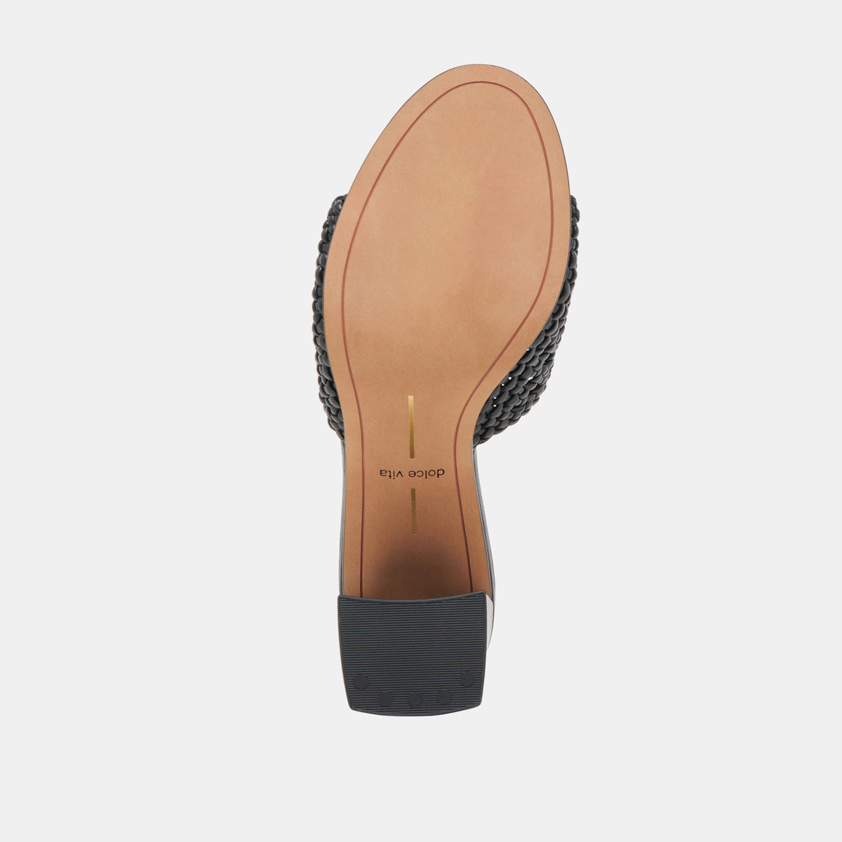MARGOE HEELS BLACK WOVEN STELLA | Dolce Vita