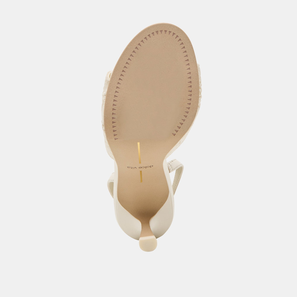 LARRA HEELS WHITE CROCHET | Dolce Vita