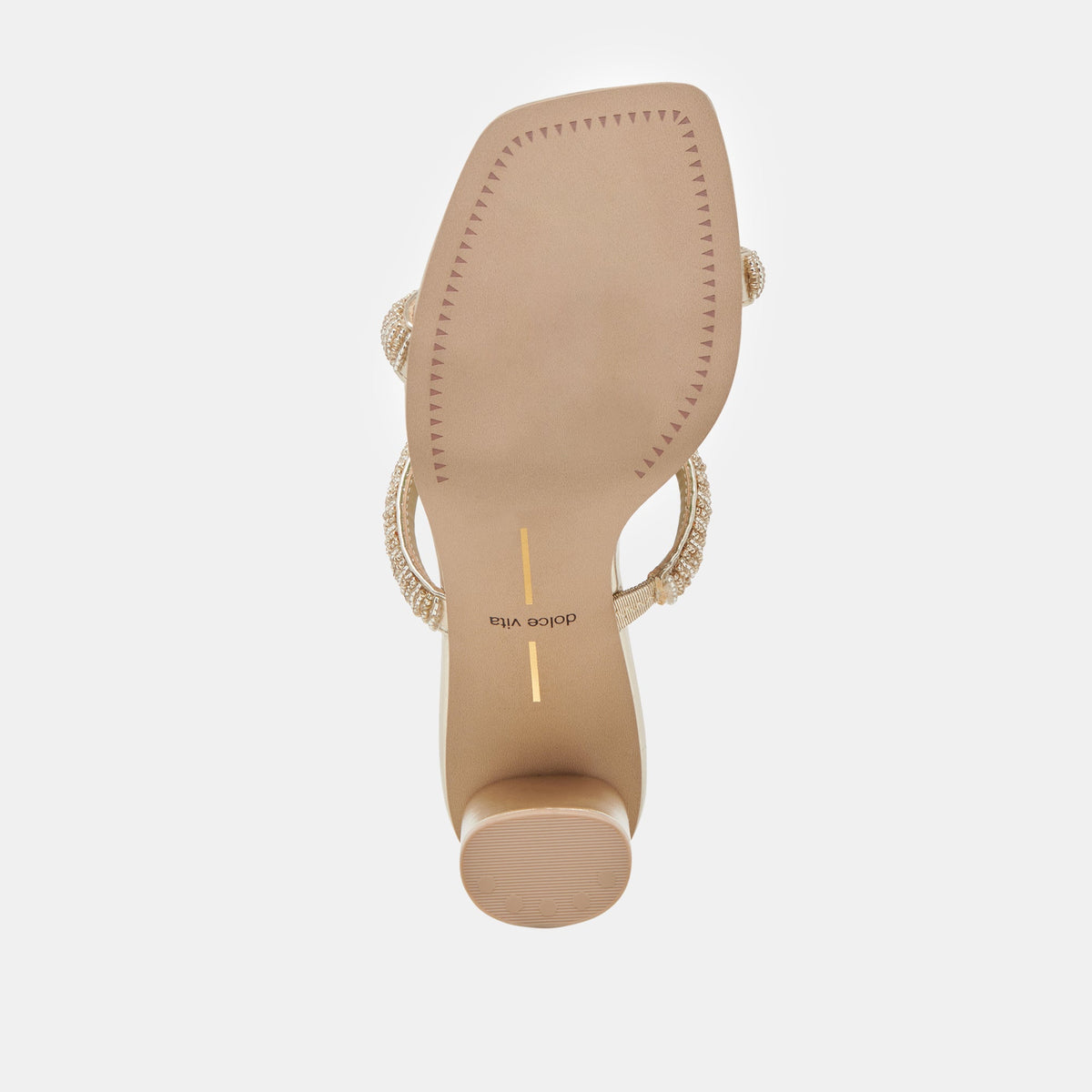 NOLAH HEELS GOLD MULTI BEADS | Dolce Vita