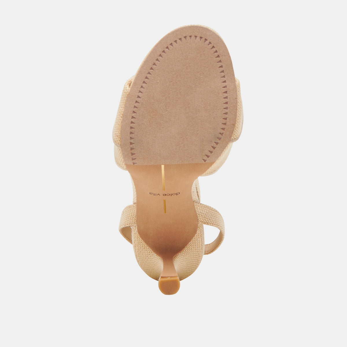 LUNETE HEELS LT NATURAL WOVEN RAFFIA | Dolce Vita