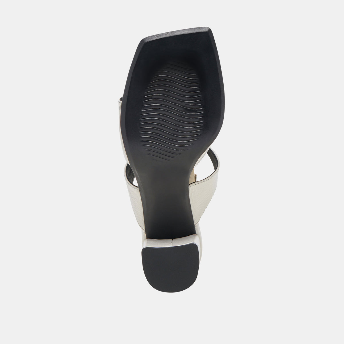 SHANE HEELS OFF WHITE CRINKLE PATENT | Dolce Vita