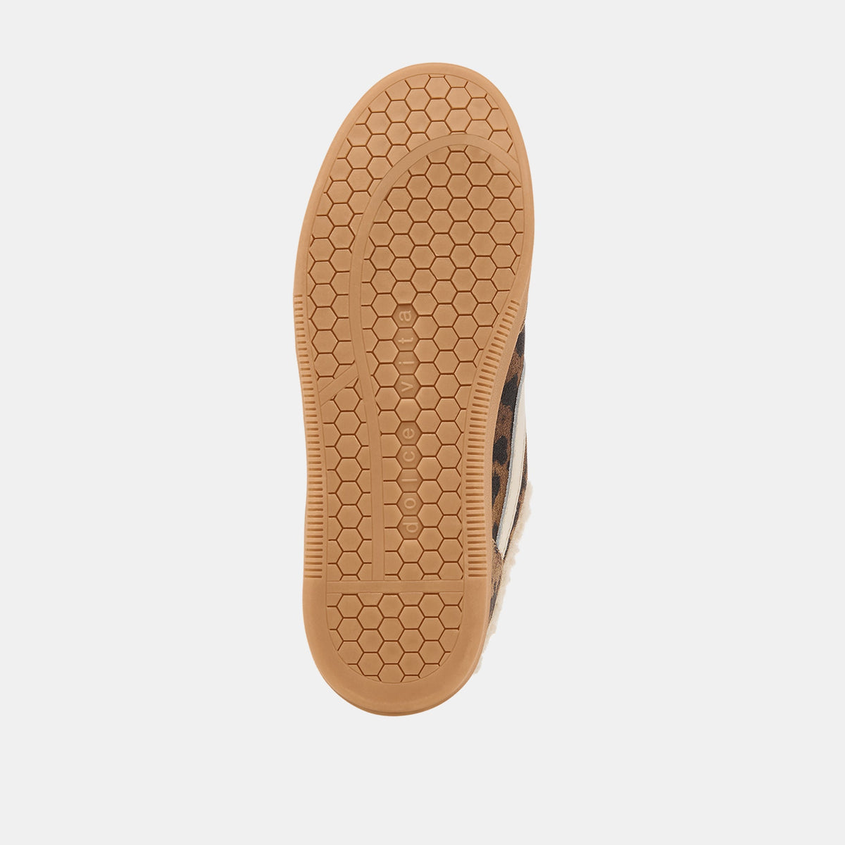 Notice Slide Plush Brown Leopard Printed Suede Sneakers | Dolce Vita