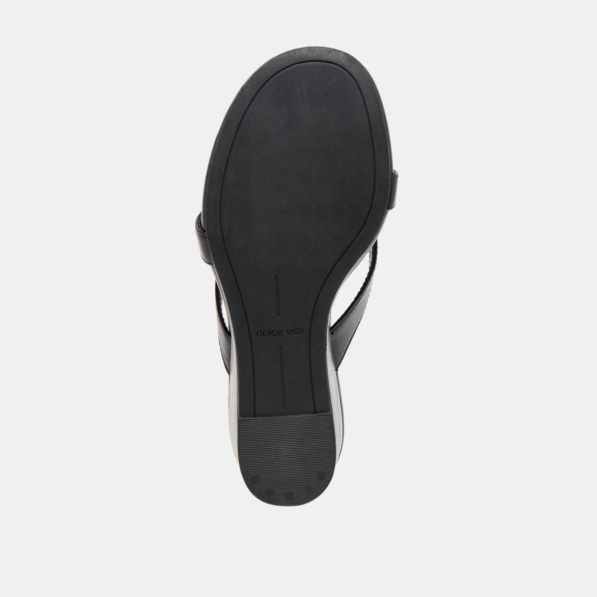 Helan Black Leather Wedges | Dolce Vita