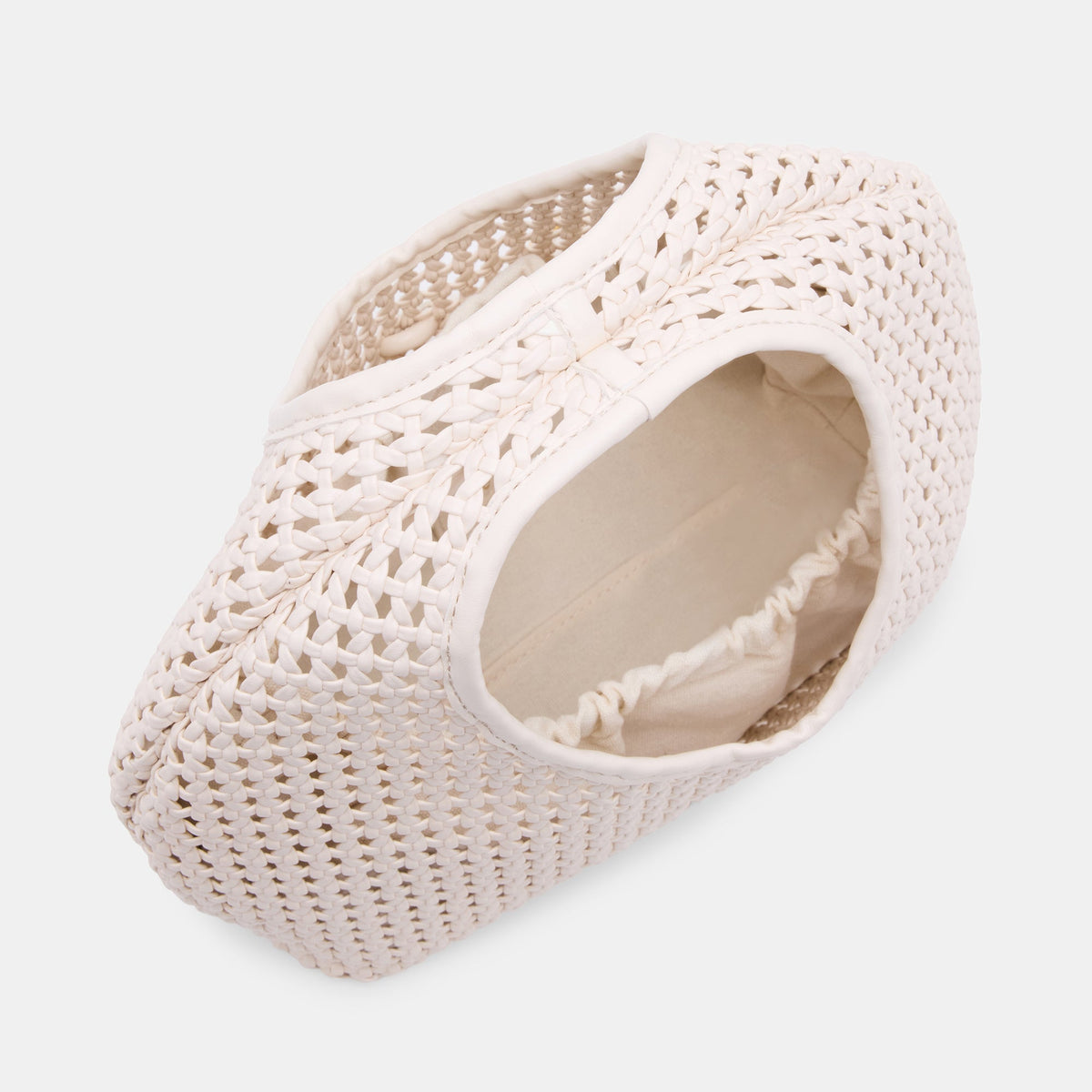 Dahlia Ivory Stella Woven Handbag | Dolce Vita