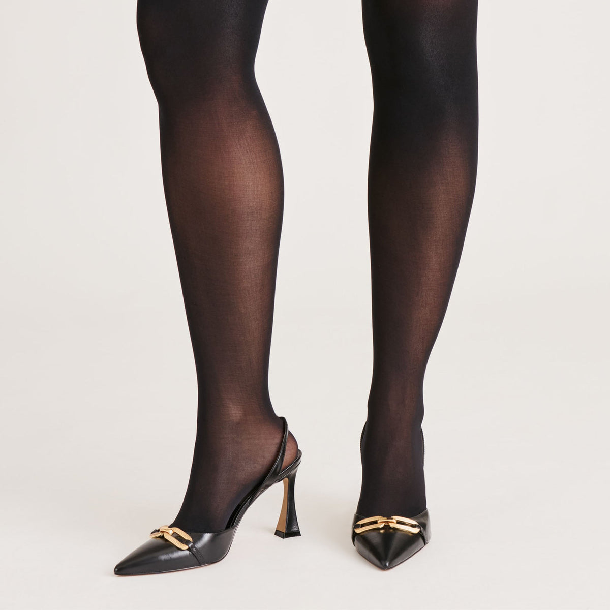 2-Pack Cherry Black Solid Tights | Dolce Vita