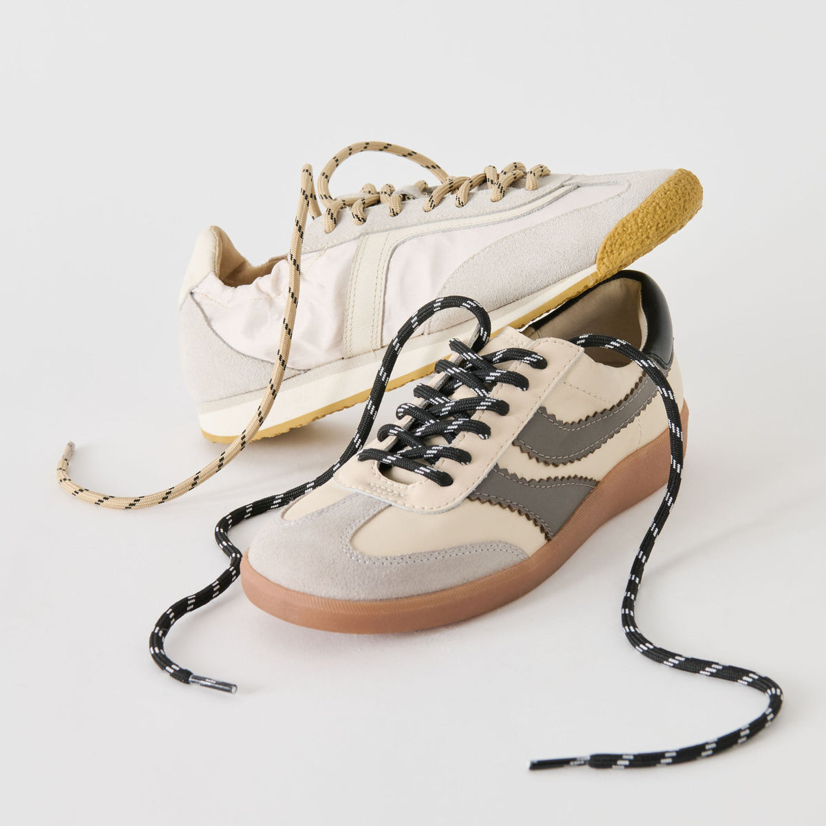 TICK MARK CORD LACE TAN MULTI | Dolce Vita