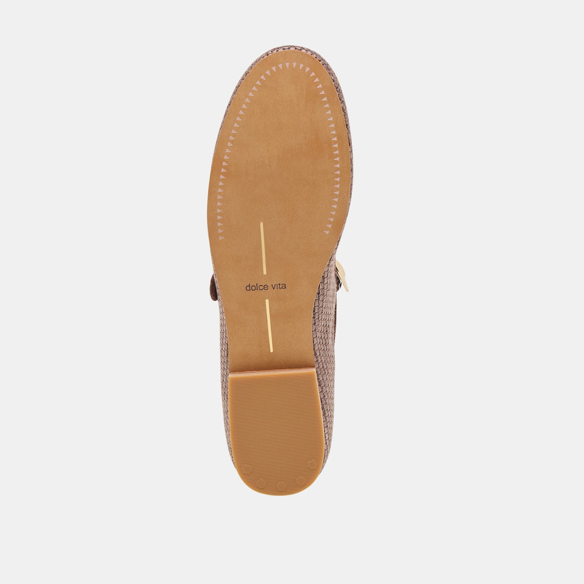 RELAN BALLET FLATS WALNUT RAFFIA | Dolce Vita