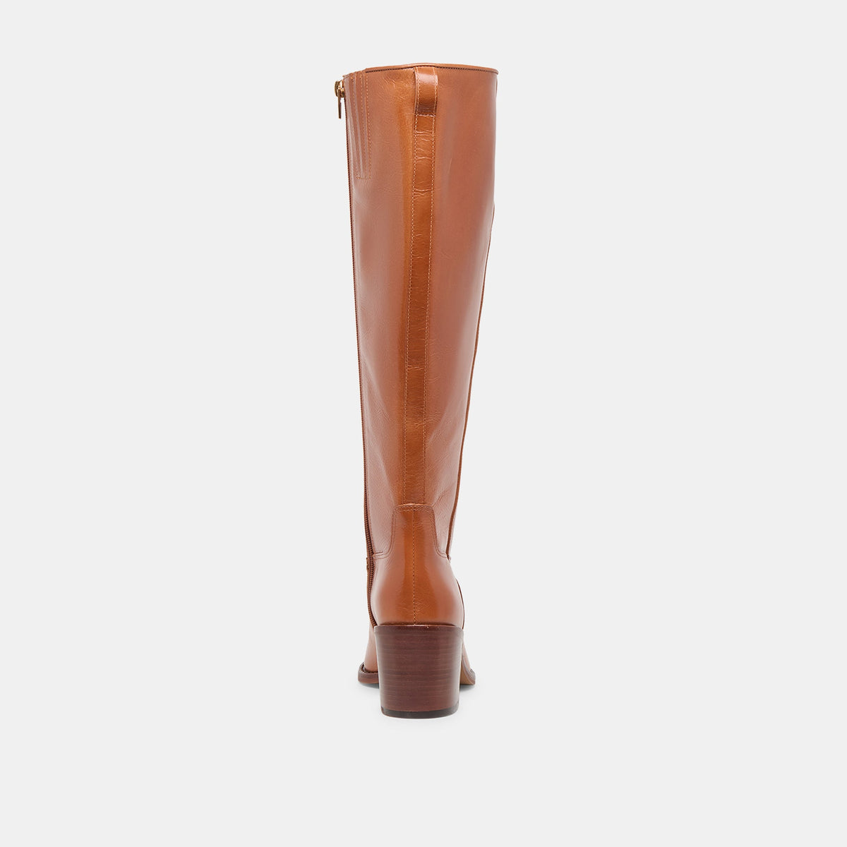 Lucyle Tan Leather Wide Calf Boots | Dolce Vita