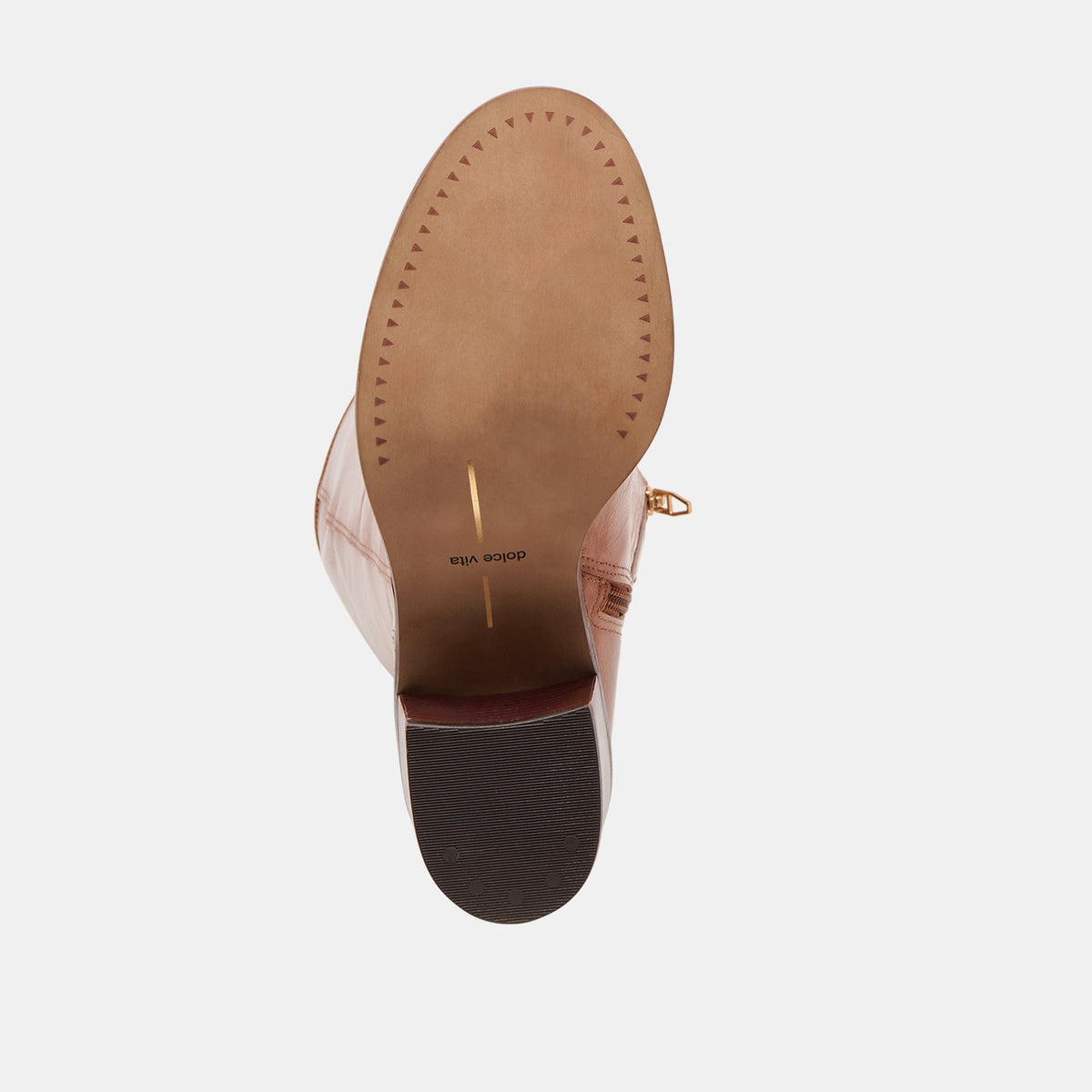 Lucyle Tan Leather Wide Calf Boots | Dolce Vita