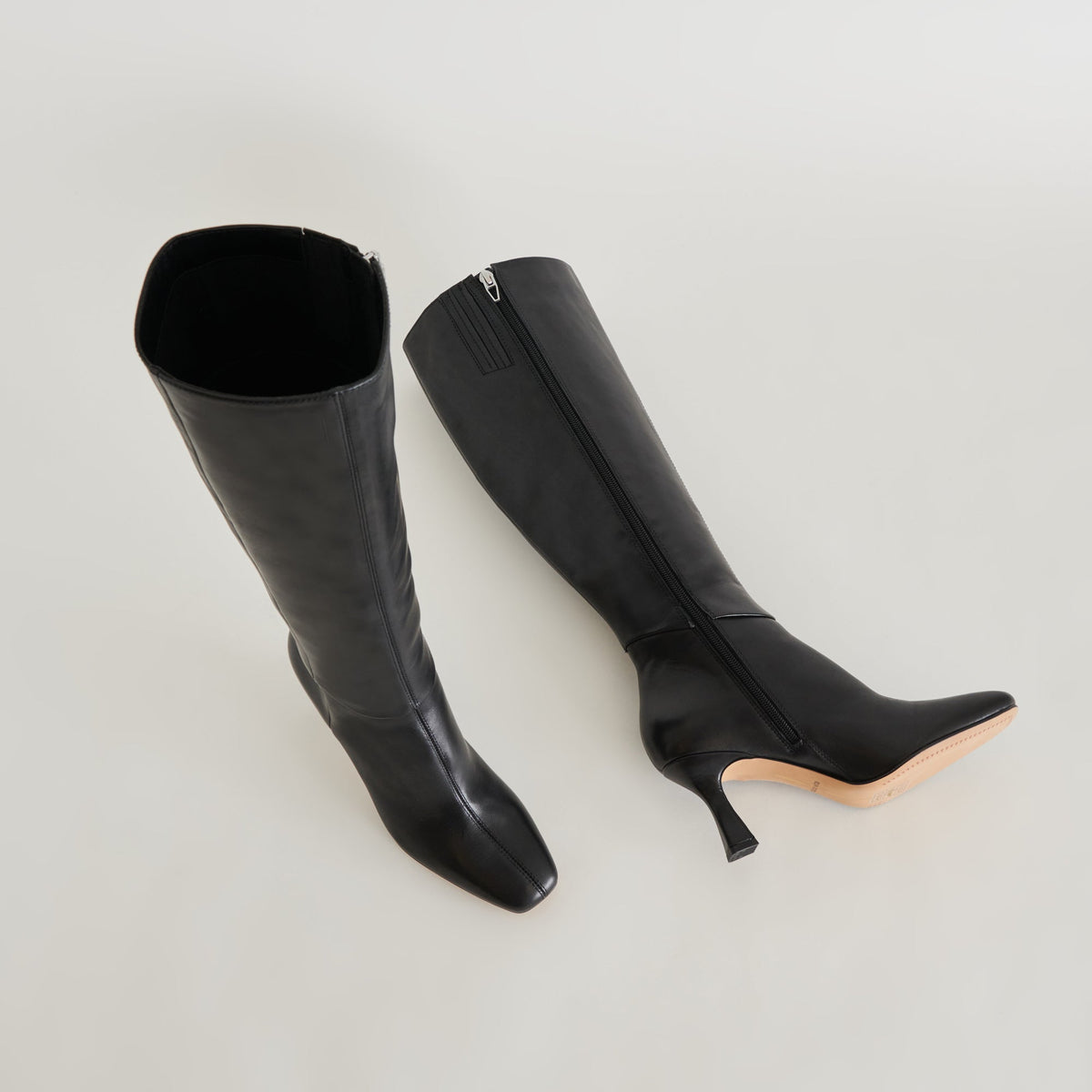 Gyra Black Leather Boots | Dolce Vita