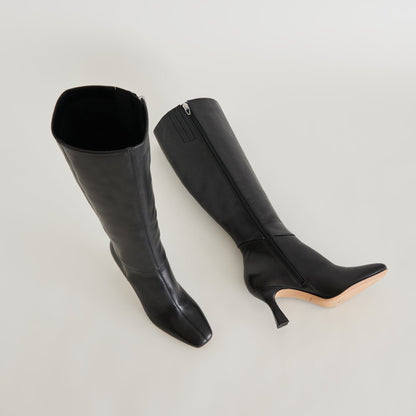 Gyra Black Leather Boots | Dolce Vita