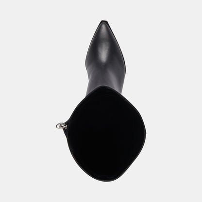 Auggie Black Leather Boots | Dolce Vita
