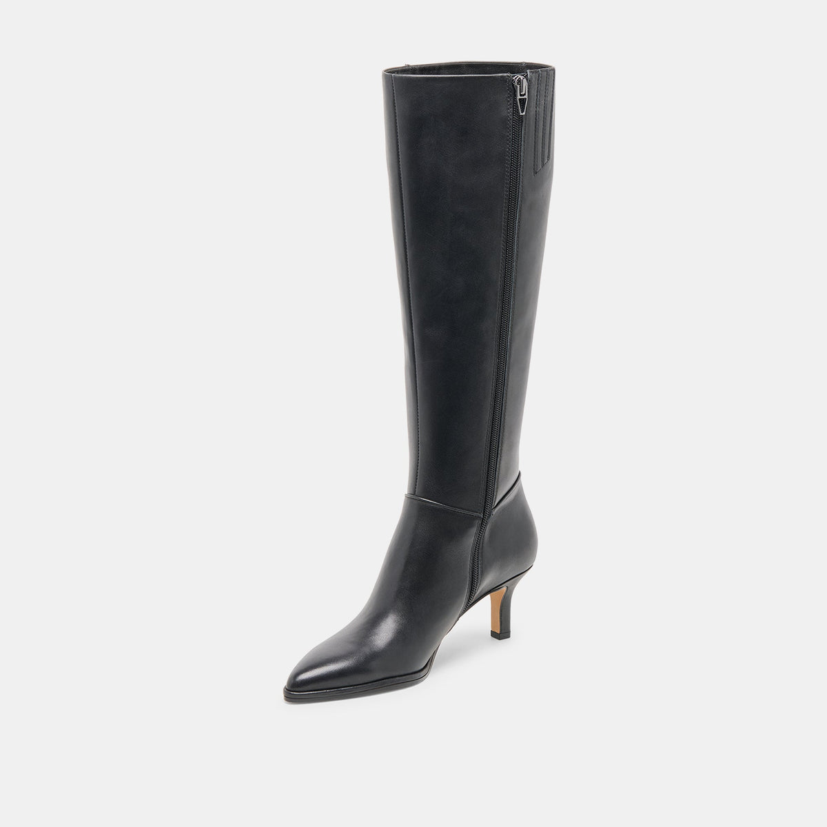 Aldy Black Leather Boots | Dolce Vita