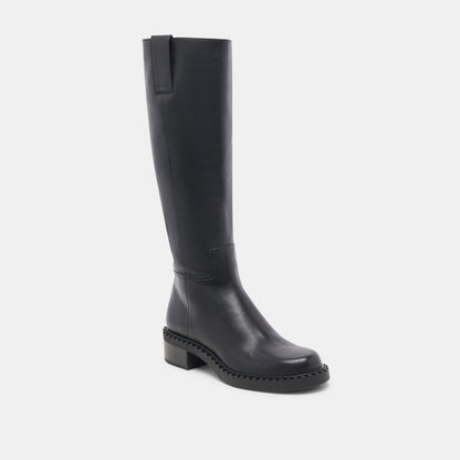 Glory H2O Waterproof Black Leather Boots | Dolce Vita