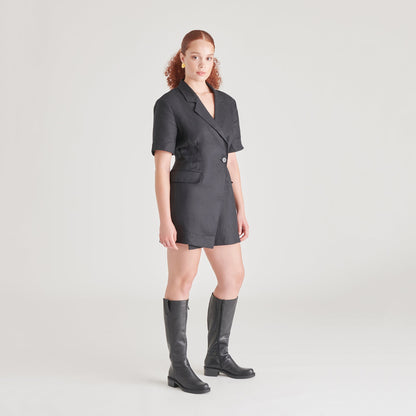 Glory H2O Waterproof Black Leather Boots | Dolce Vita