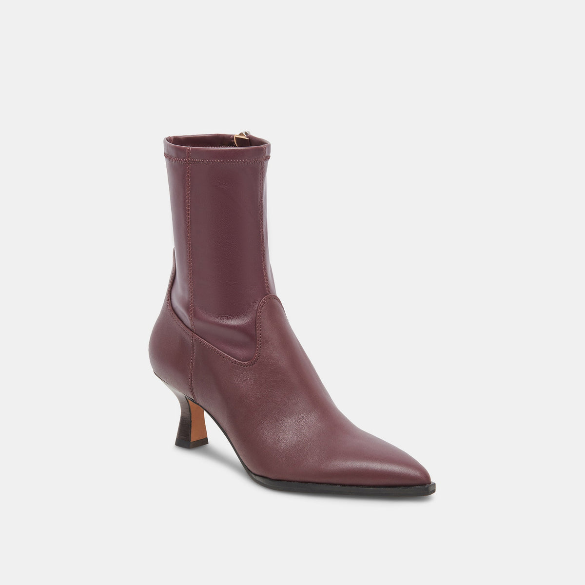 Arya Wine Leather Boots | Dolce Vita
