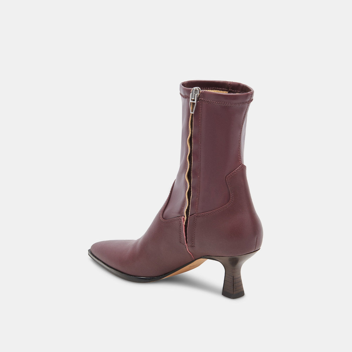 Arya Wine Leather Boots | Dolce Vita