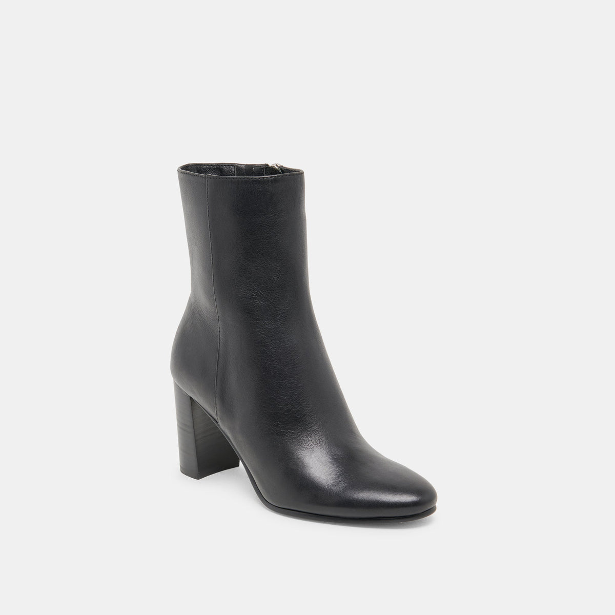 SUZY BOOTIES BLACK LEATHER | Dolce Vita