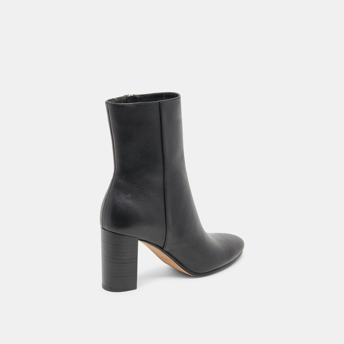 SUZY BOOTIES BLACK LEATHER | Dolce Vita