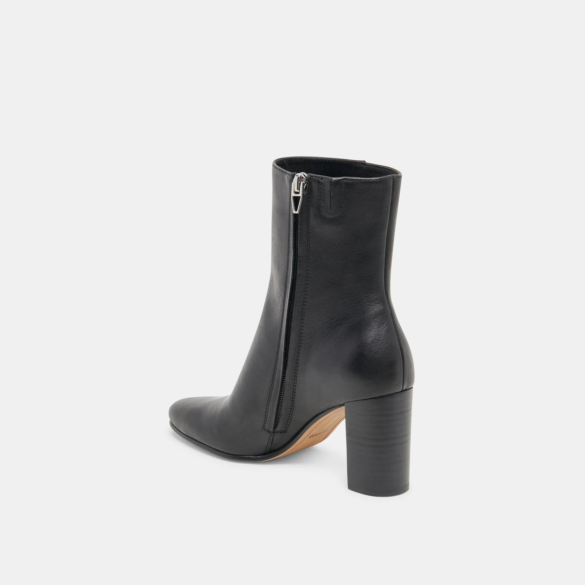SUZY BOOTIES BLACK LEATHER | Dolce Vita