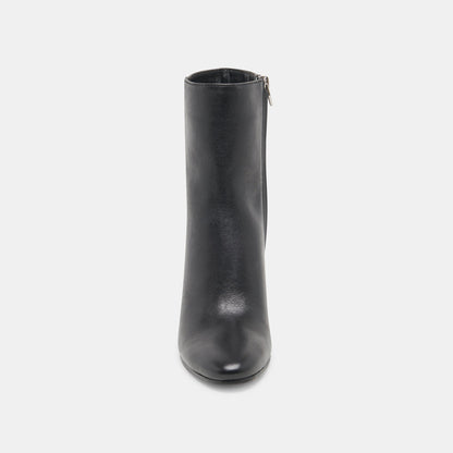 SUZY BOOTIES BLACK LEATHER | Dolce Vita
