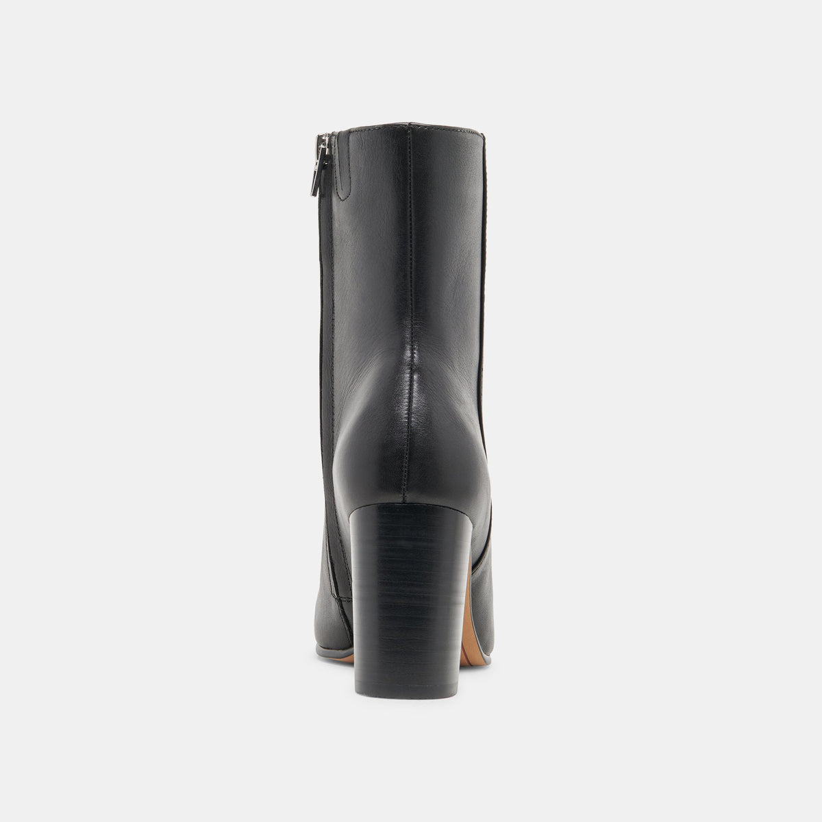 SUZY BOOTIES BLACK LEATHER | Dolce Vita