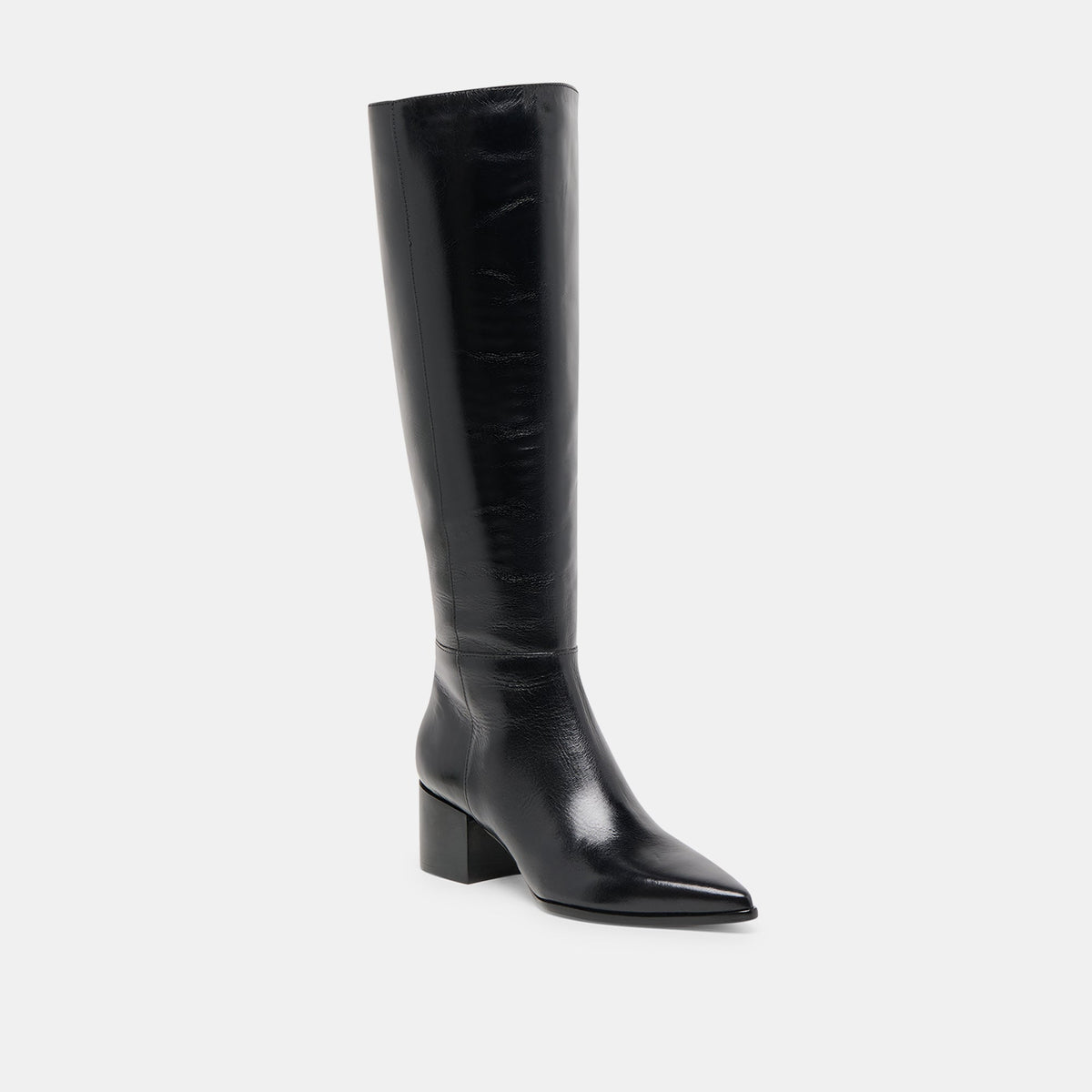Kirson Black Leather Boots | Dolce Vita