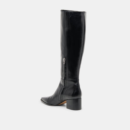 Kirson Black Leather Boots | Dolce Vita