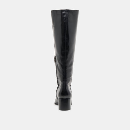 Kirson Black Leather Boots | Dolce Vita