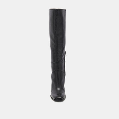 Fynn Boots Onyx Leather | Dolce Vita