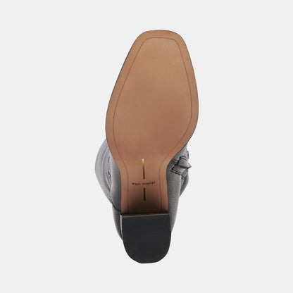 Fynn Boots Onyx Leather | Dolce Vita
