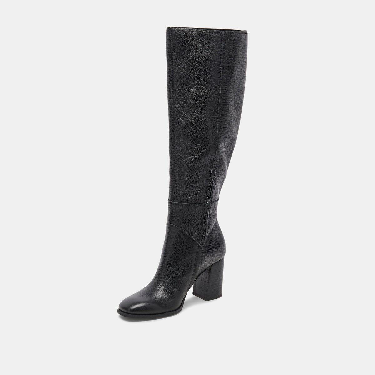 Fynn Boots Onyx Leather | Dolce Vita