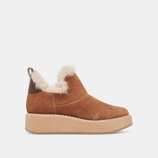 ARDY PLUSH H2O BOOTIES PECAN SUEDE | Dolce Vita
