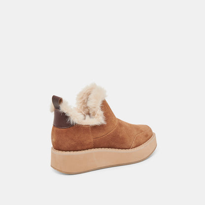 ARDY PLUSH H2O BOOTIES PECAN SUEDE | Dolce Vita