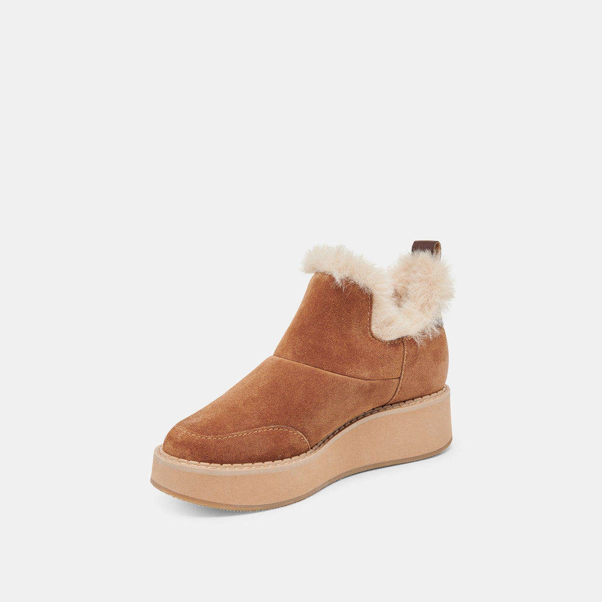 ARDY PLUSH H2O BOOTIES PECAN SUEDE | Dolce Vita